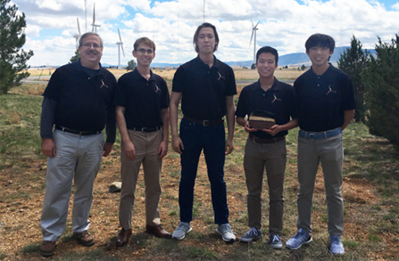 Terpines field photo with faculty mentor